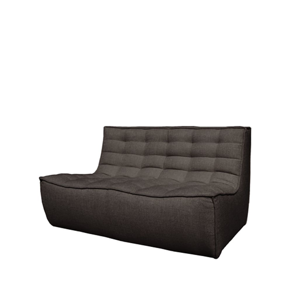 Ethnicraft N701 sohva 2-istuttava Kangas dark grey | Skandinaavinen Sisustus | Sohvat | Harmaa