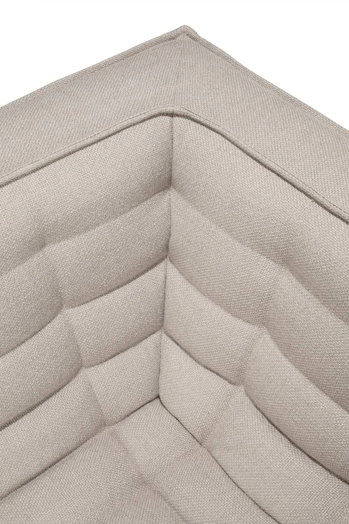 N701 sohva 3-istuttava, Beige, käsinojilla Ethnicraft