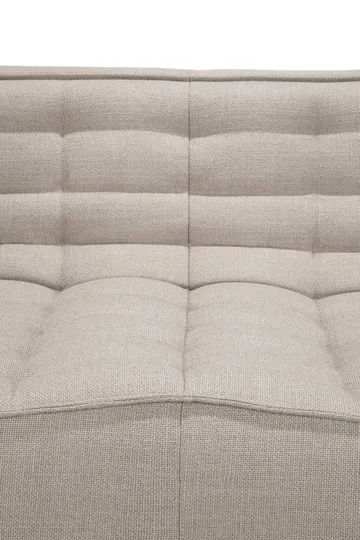 N701 sohva 3-istuttava - Beige, käsinojilla - Ethnicraft