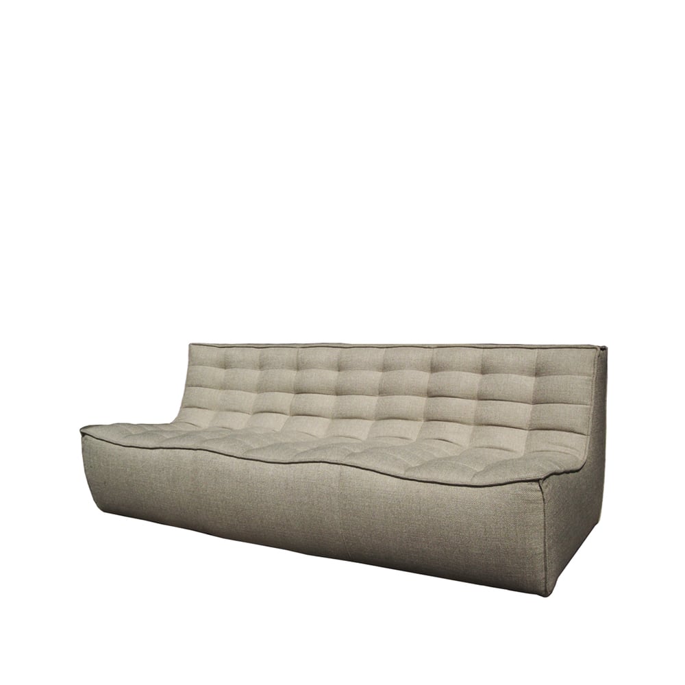 Ethnicraft N701 sohva 3-istuttava Kangas beige | Skandinaavinen Sisustus | Sohvat | Beige