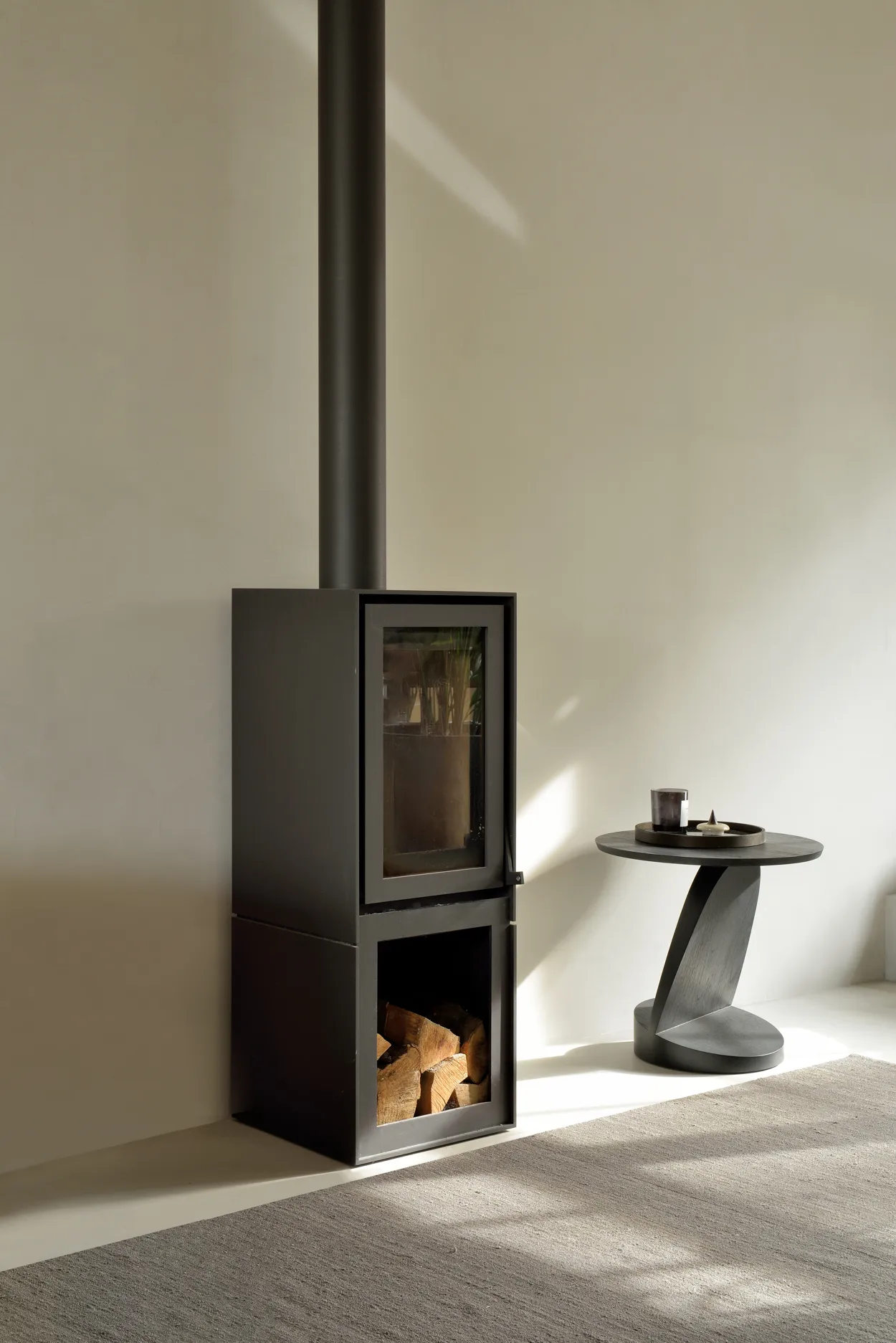 Nomad kelim-matto, Grey 170 x 240 cm Ethnicraft