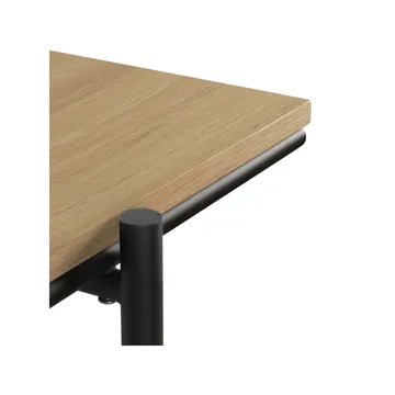 Oscar kirjoituspöytä - Massiivitammi-musta metallirunko - Ethnicraft