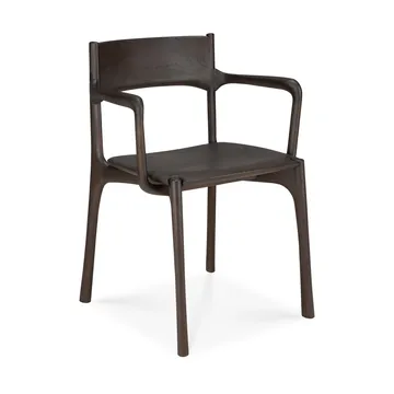 PI käsinojallinen tuoli - Tummanruskea teakki - Ethnicraft