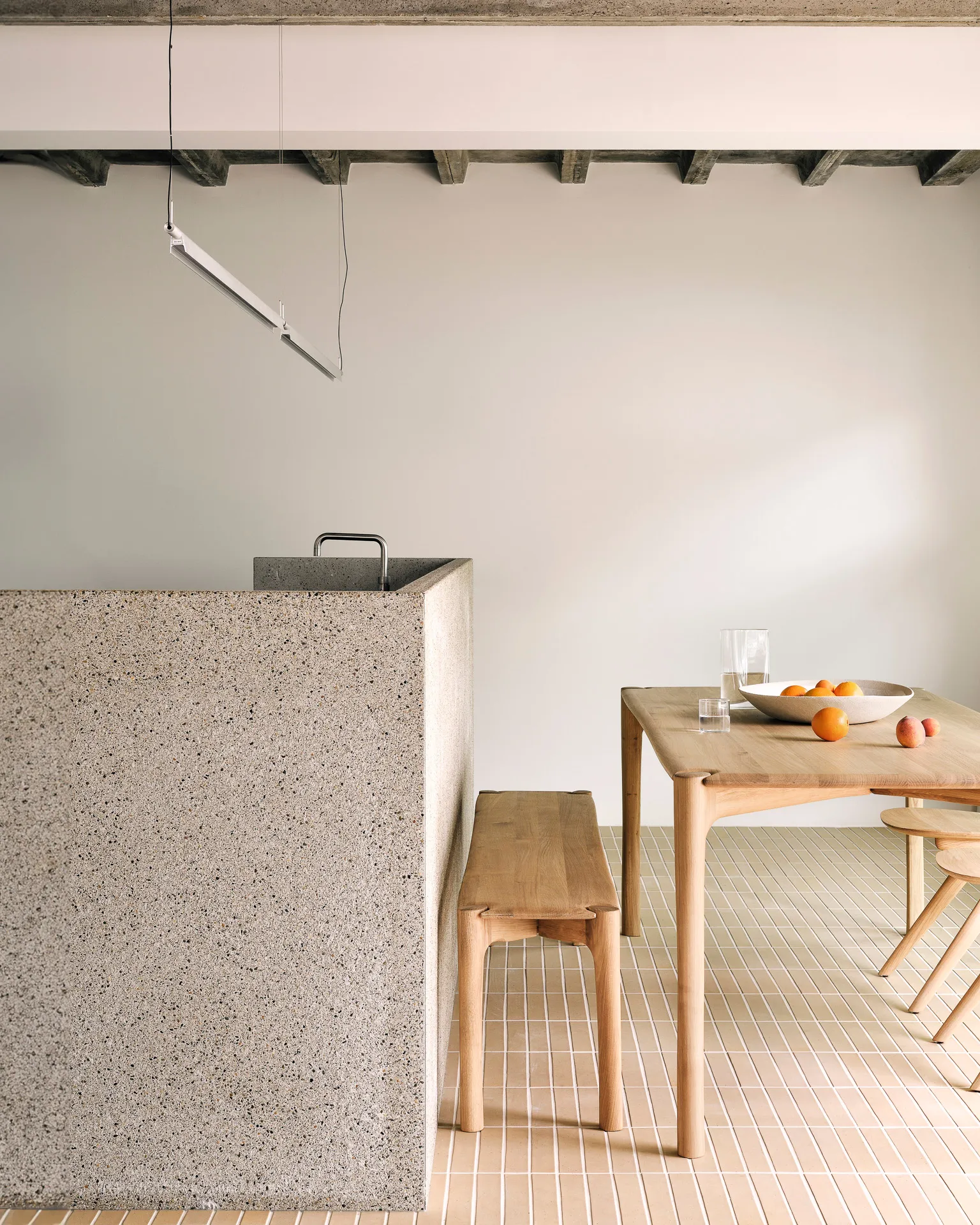 PI penkki 126x35 cm, Tammi Ethnicraft