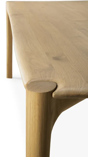 PI Ruokapöytä - Kovavahalla öljytty tammi, 220 x 95 x 76 cm - Ethnicraft