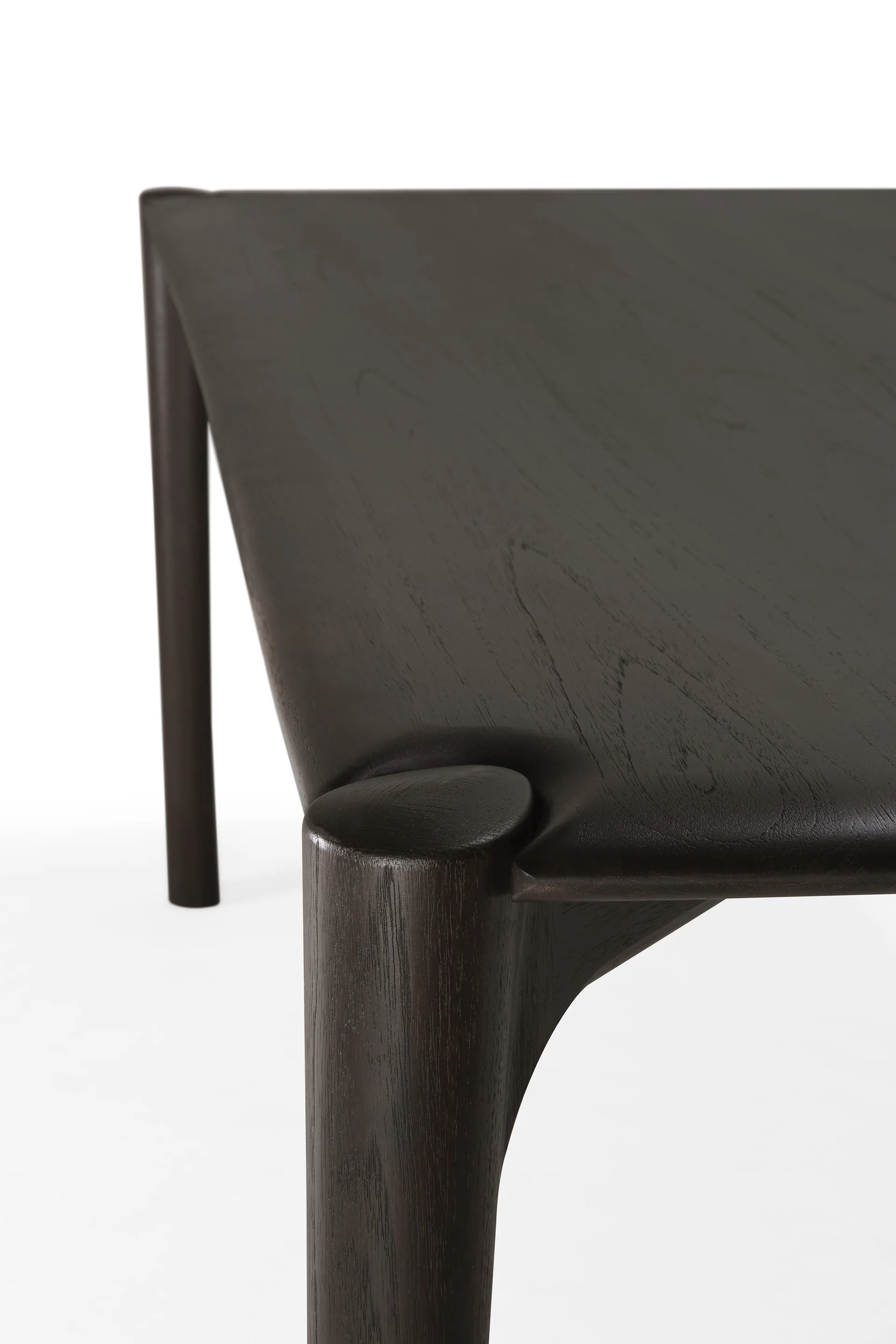 PI Ruokapöytä, Tummanruskea teak, 220×95 cm Ethnicraft