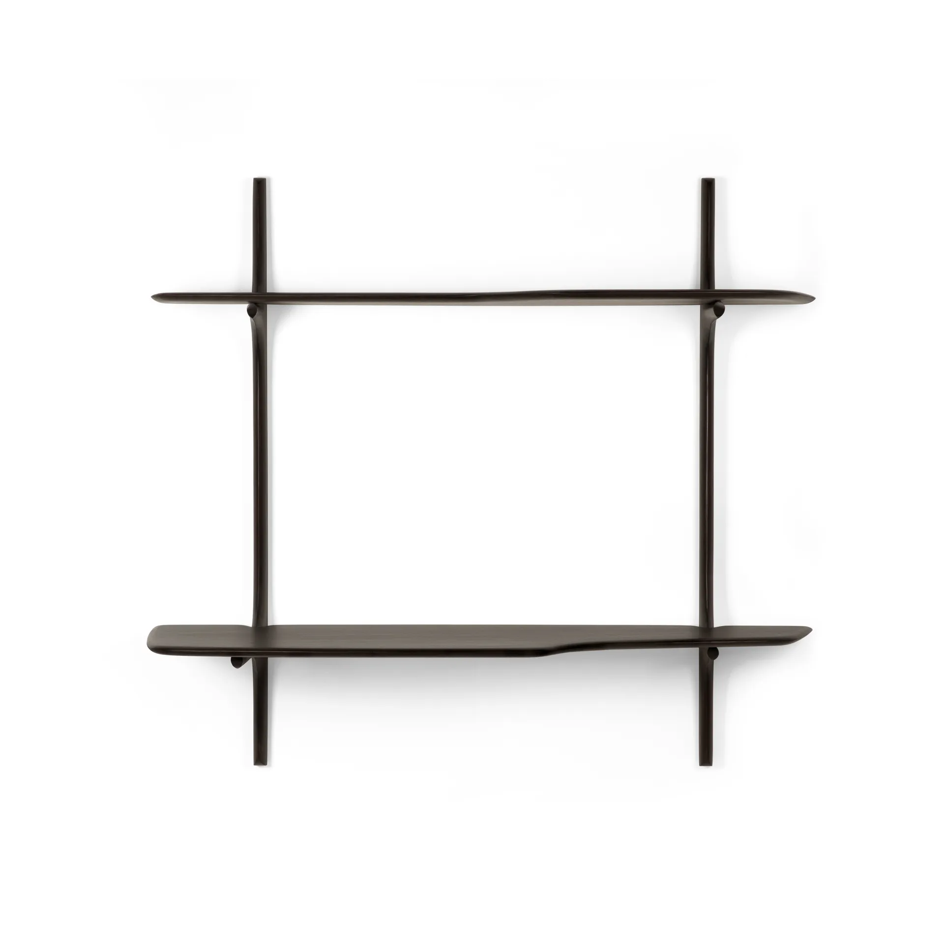 PI seinään asennettava kirjoituspöytä, Tummanruskea mahonki, 140×48 cm Ethnicraft