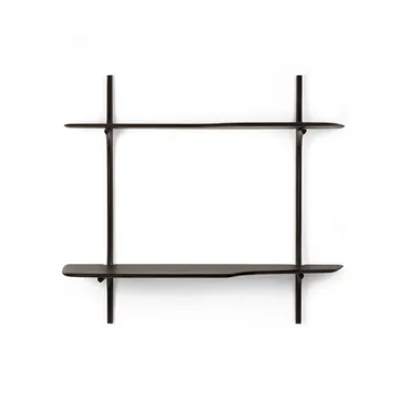 PI seinään asennettava kirjoituspöytä - Tummanruskea mahonki, 140×48 cm - Ethnicraft