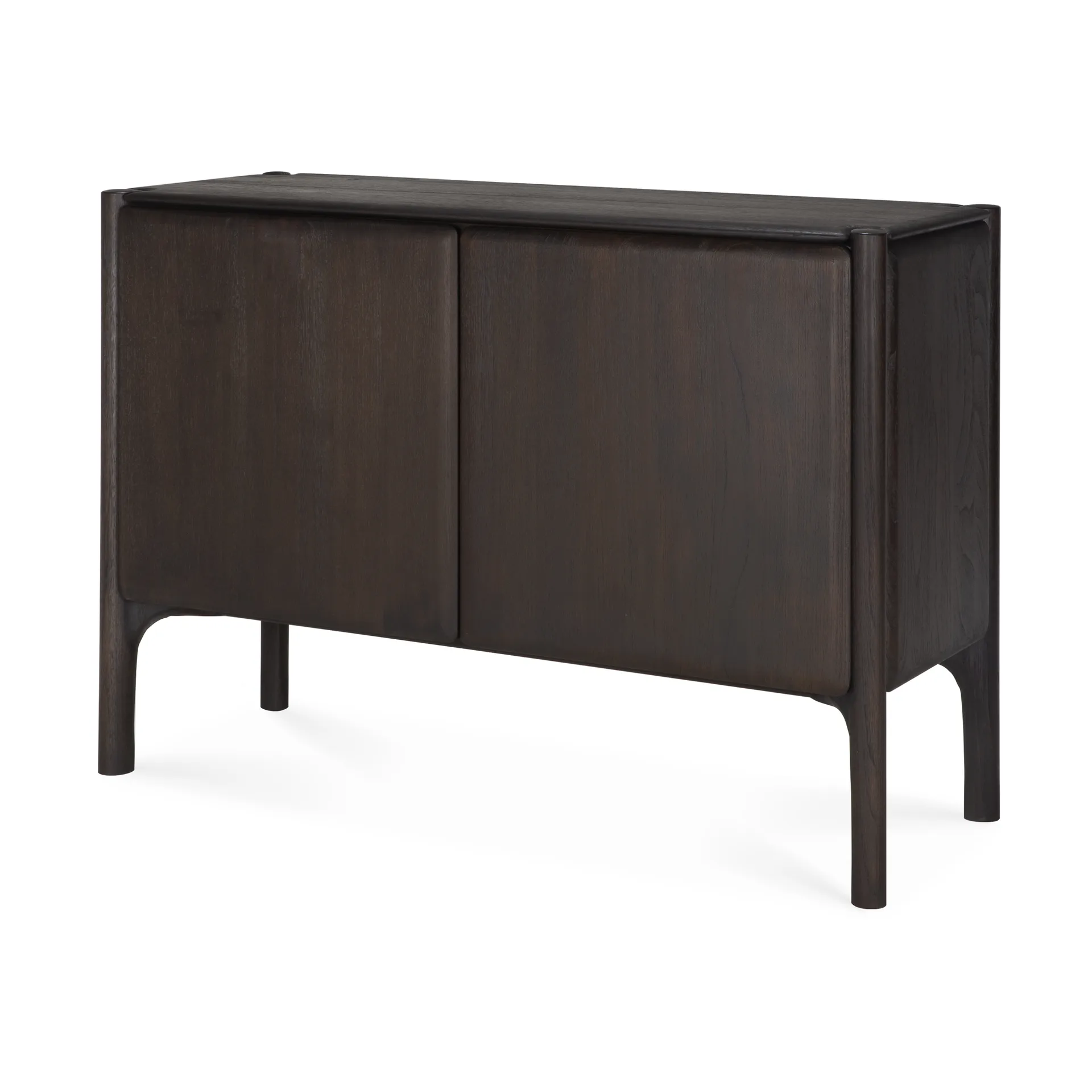 PI Sideboard, Teak dark brown, 2 ovea Ethnicraft