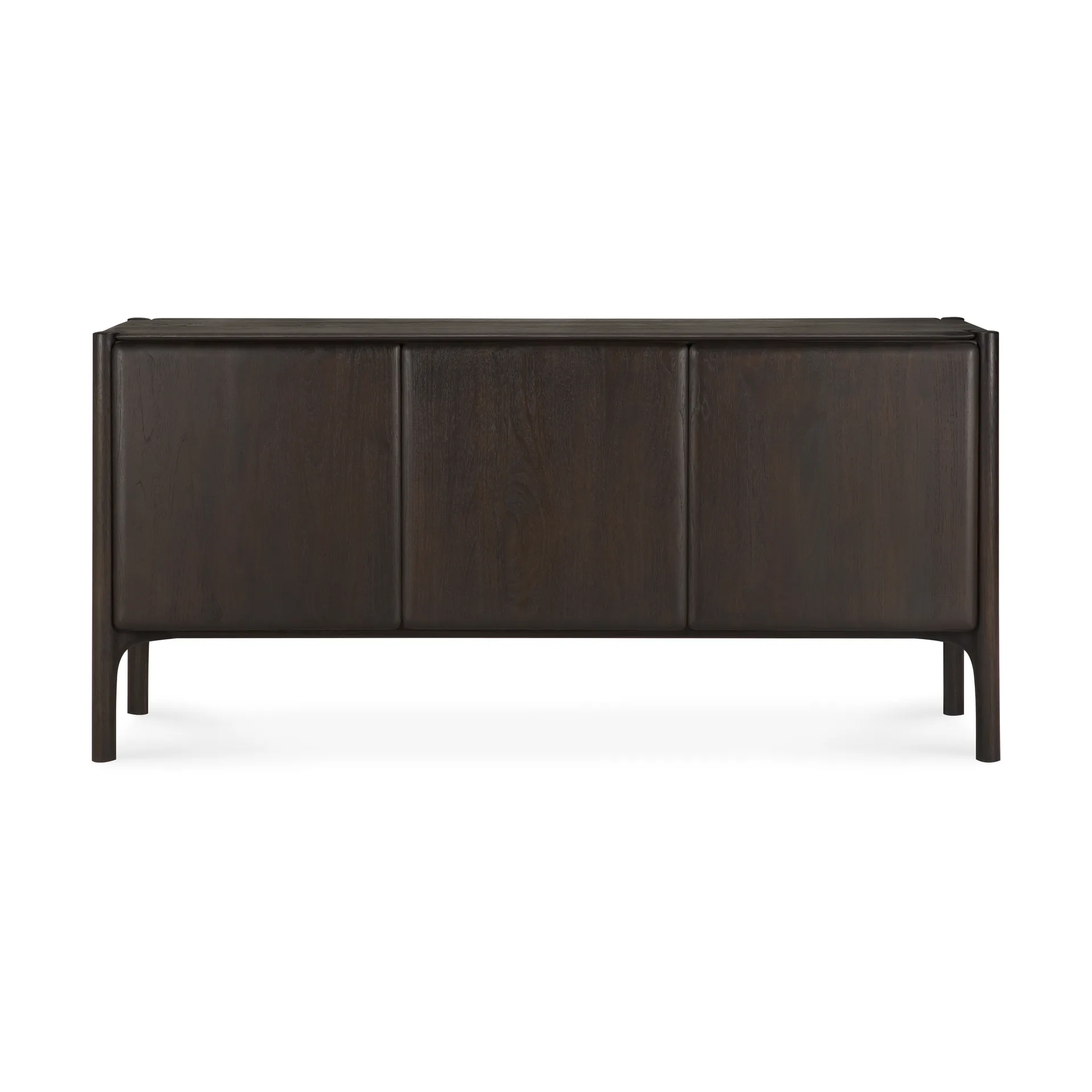 PI Sideboard, Teak dark brown, 3 ovea Ethnicraft