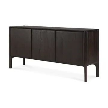 PI Sideboard - Teak dark brown, 3 ovea - Ethnicraft