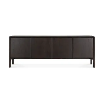 PI Sideboard - Teak dark brown, 4 ovea - Ethnicraft