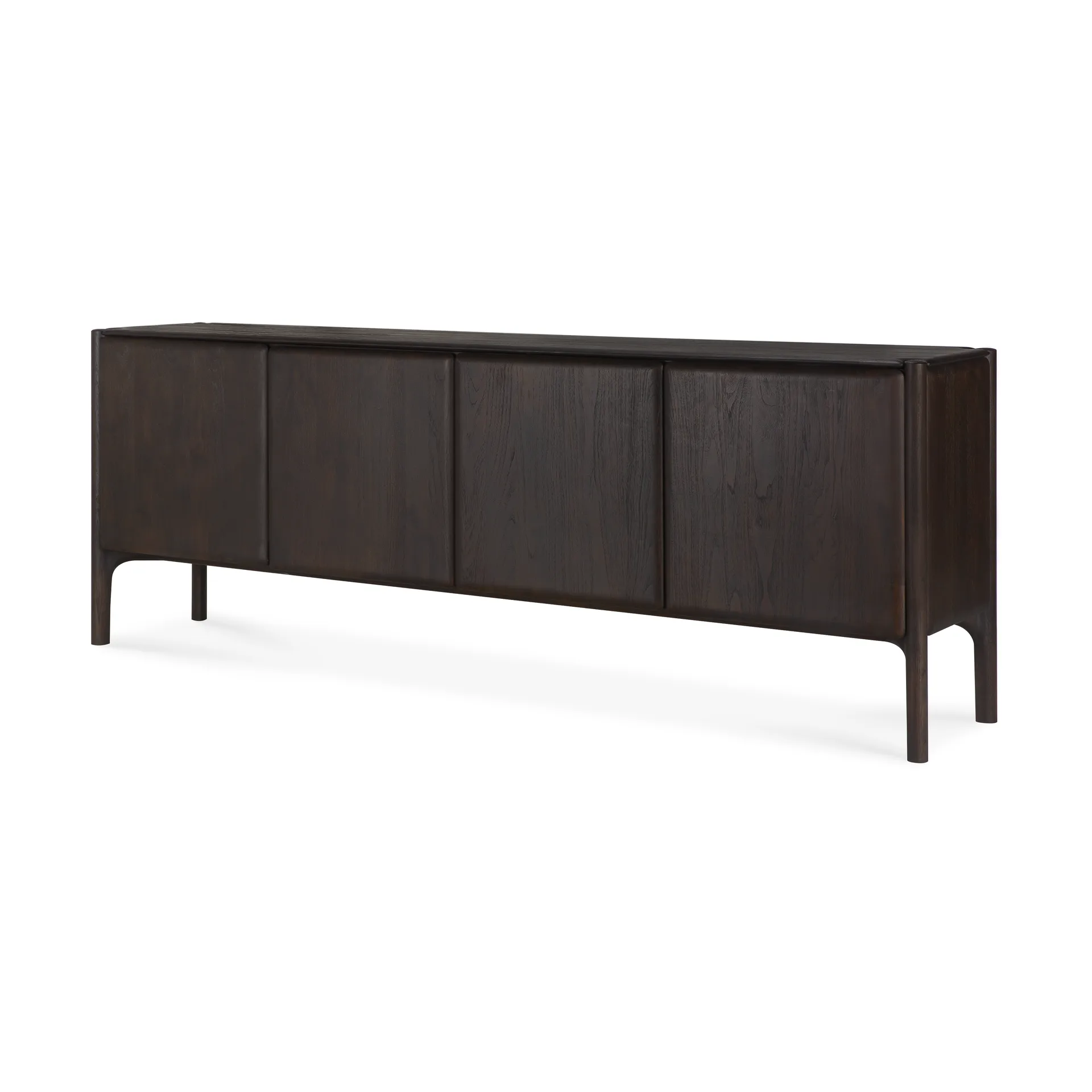 PI Sideboard, Teak dark brown, 4 ovea Ethnicraft