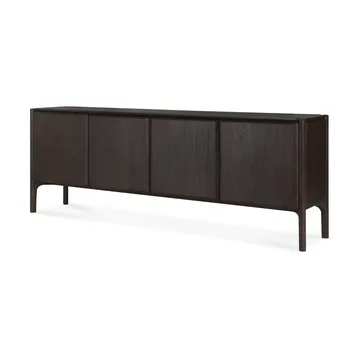 PI Sideboard - Teak dark brown, 4 ovea - Ethnicraft