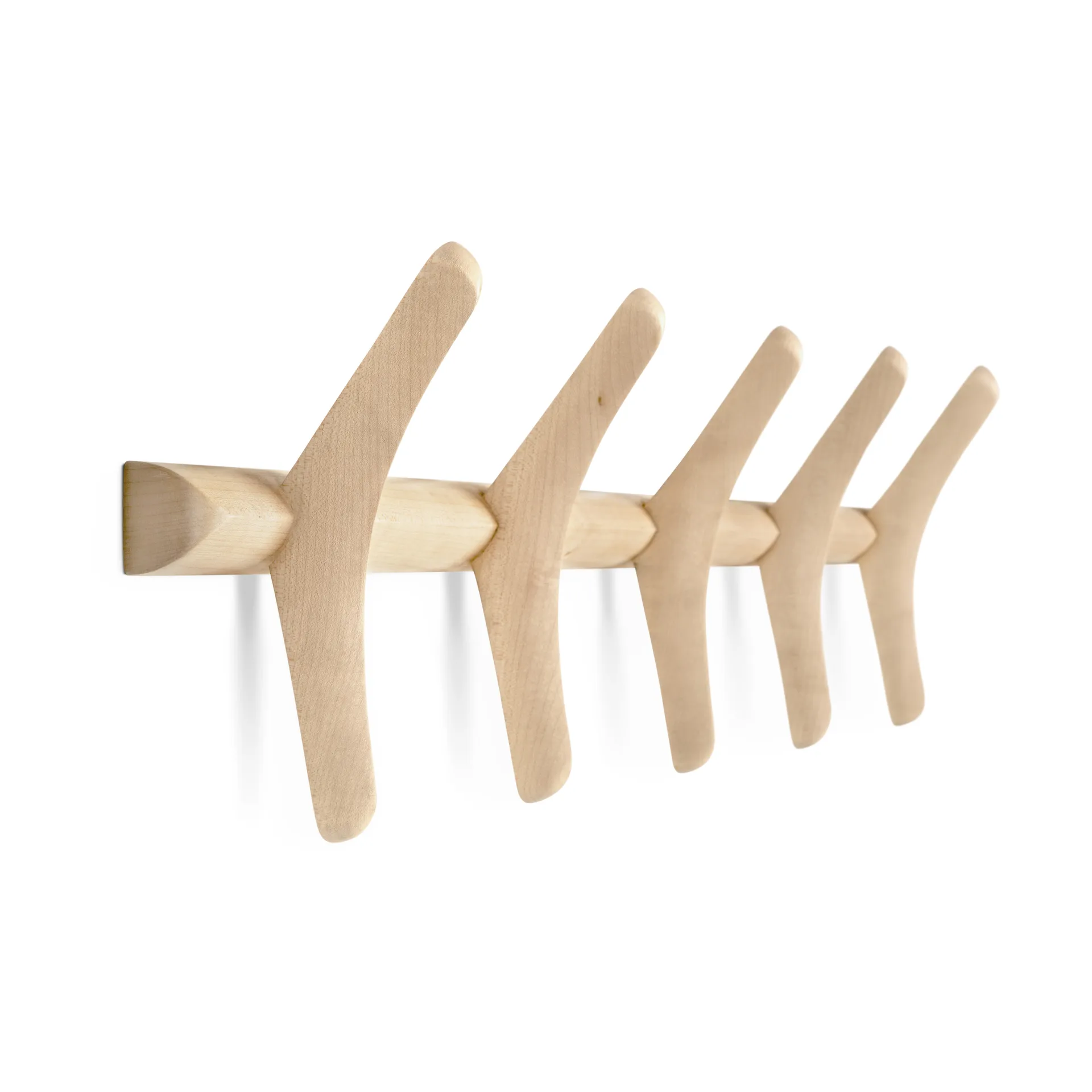 PI vaatekoukku seinä, Lakattu plataani, 70×21 cm Ethnicraft