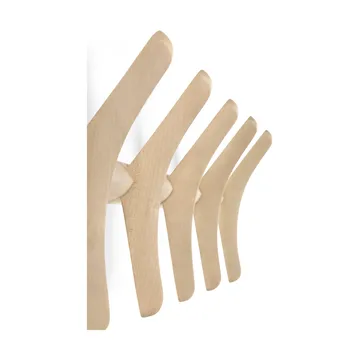 PI vaatekoukku seinä - Lakattu plataani, 70×21 cm - Ethnicraft