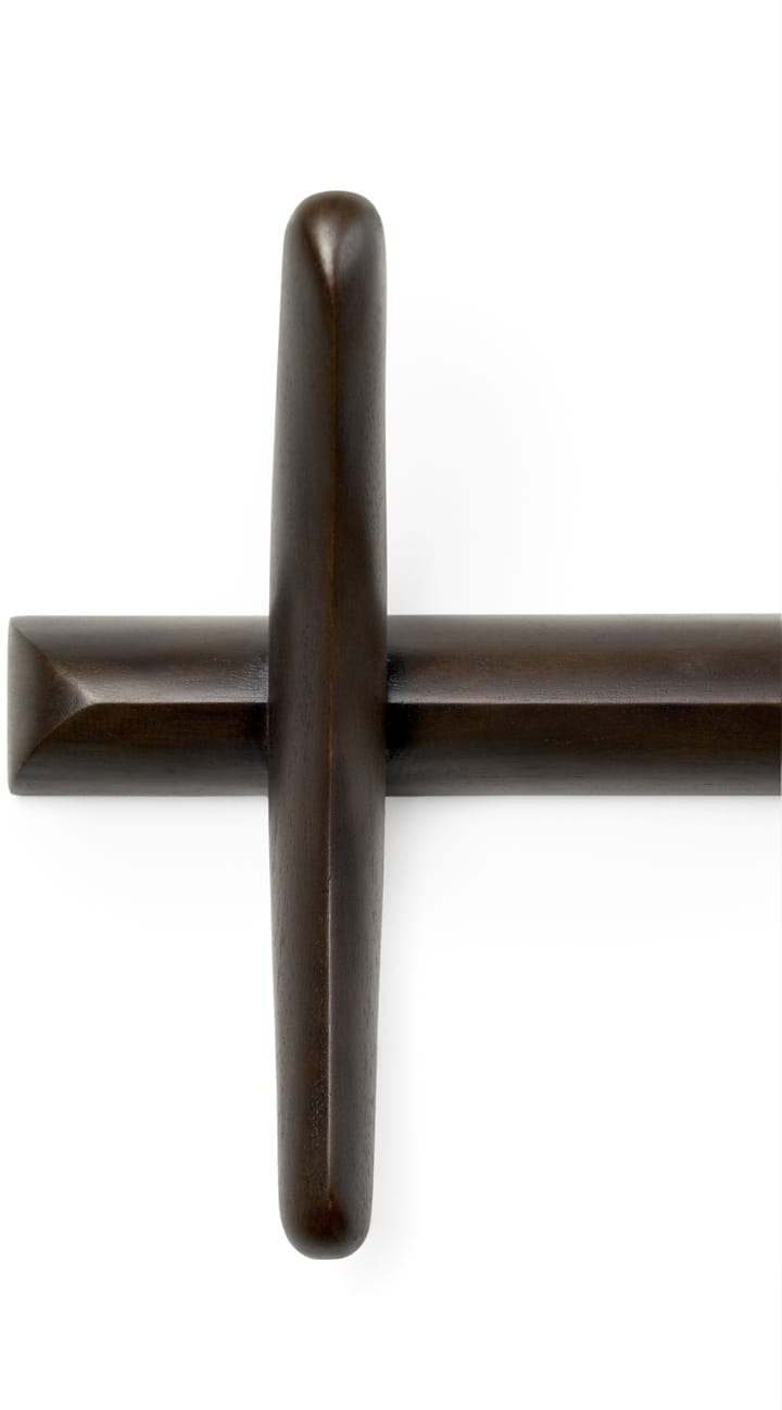 PI vaateripustin 70 cm, Tummanruskeaksi petsattu mahonki Ethnicraft