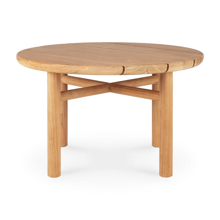 Quatro outdoor -sohvapöytä tiikki, Ø 59 cm Ethnicraft