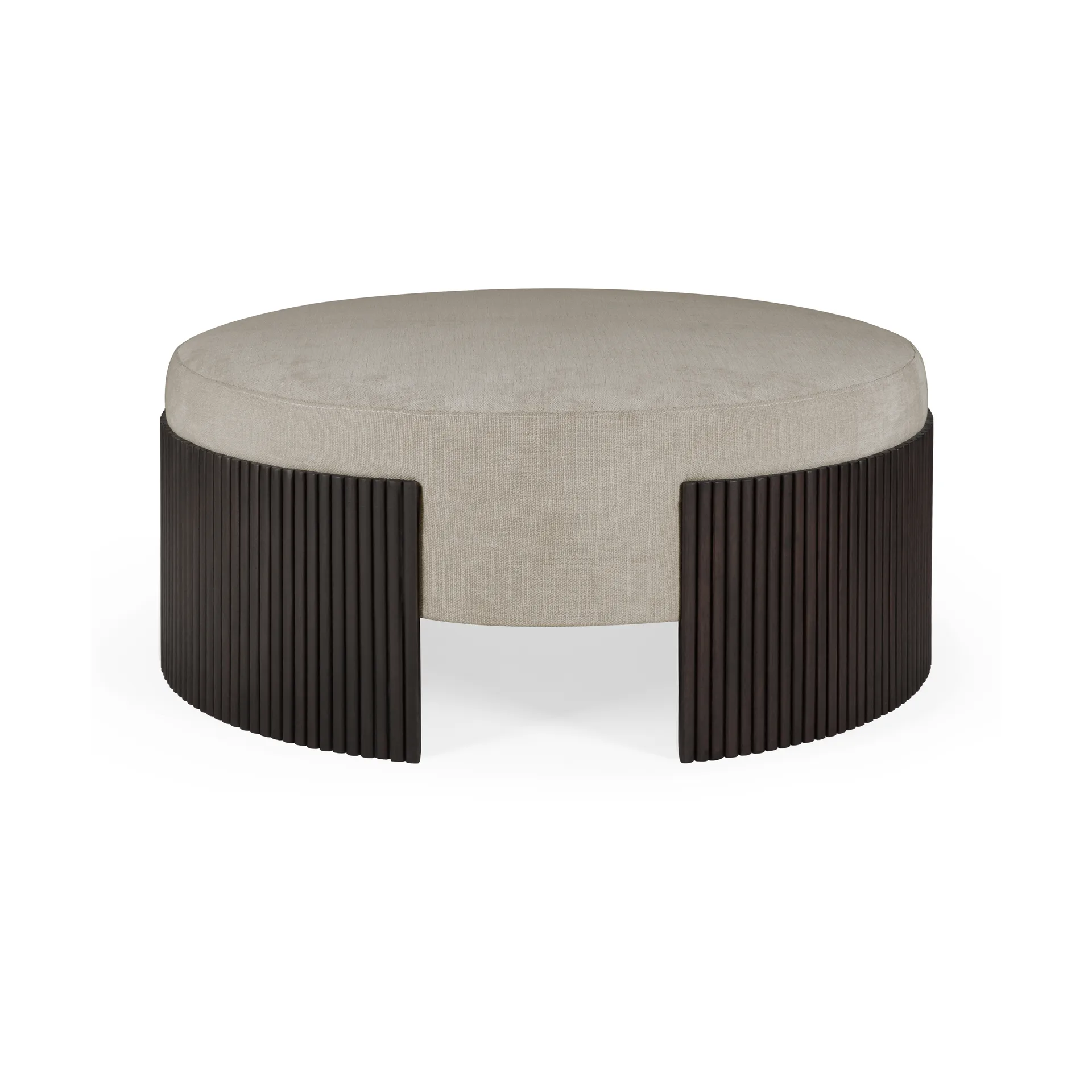 Roller Max rahityyny, Tummanruskea mahonki, Ø85×35 cm Ethnicraft