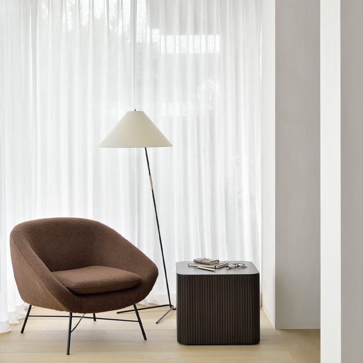 Roller Max -sivupöytä, Mahogny dark brown round Ethnicraft