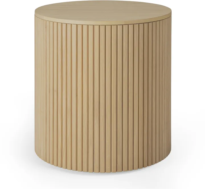 Roller Max -sivupöytä - Tammi, pyöreä - Ethnicraft