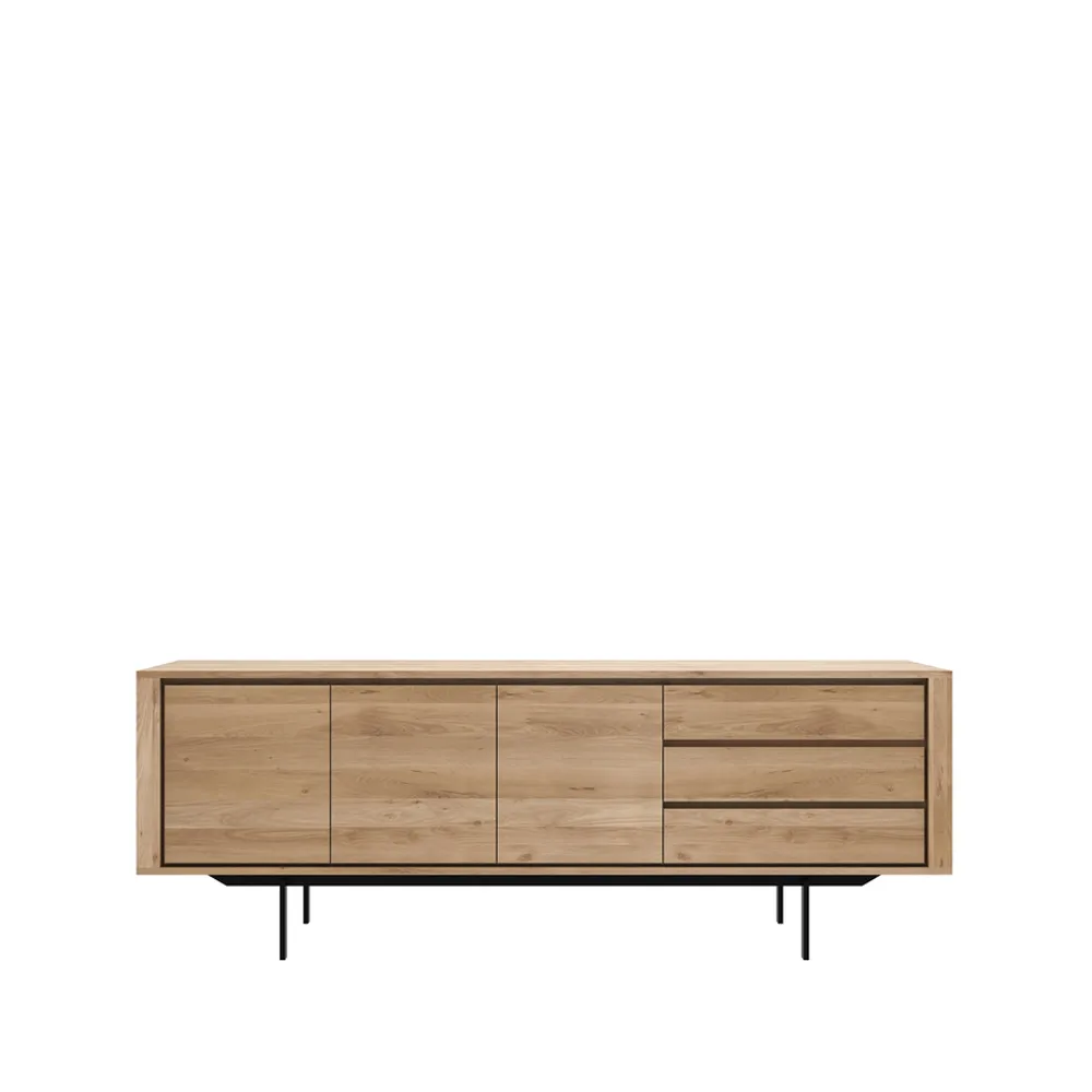Shadow sideboard, Tammi-Wax oil 3 ovea 3 laatikkoa Ethnicraft