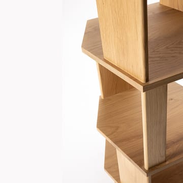 Stairs Column -hylly - Oak wax oil 204 x 45 cm - Ethnicraft
