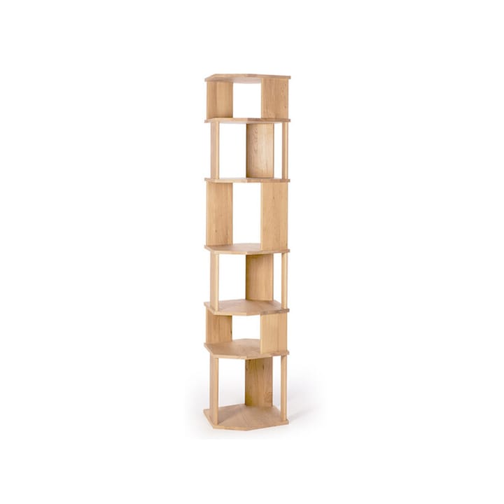 Stairs Column -hylly - Oak wax oil 204 x 45 cm - Ethnicraft