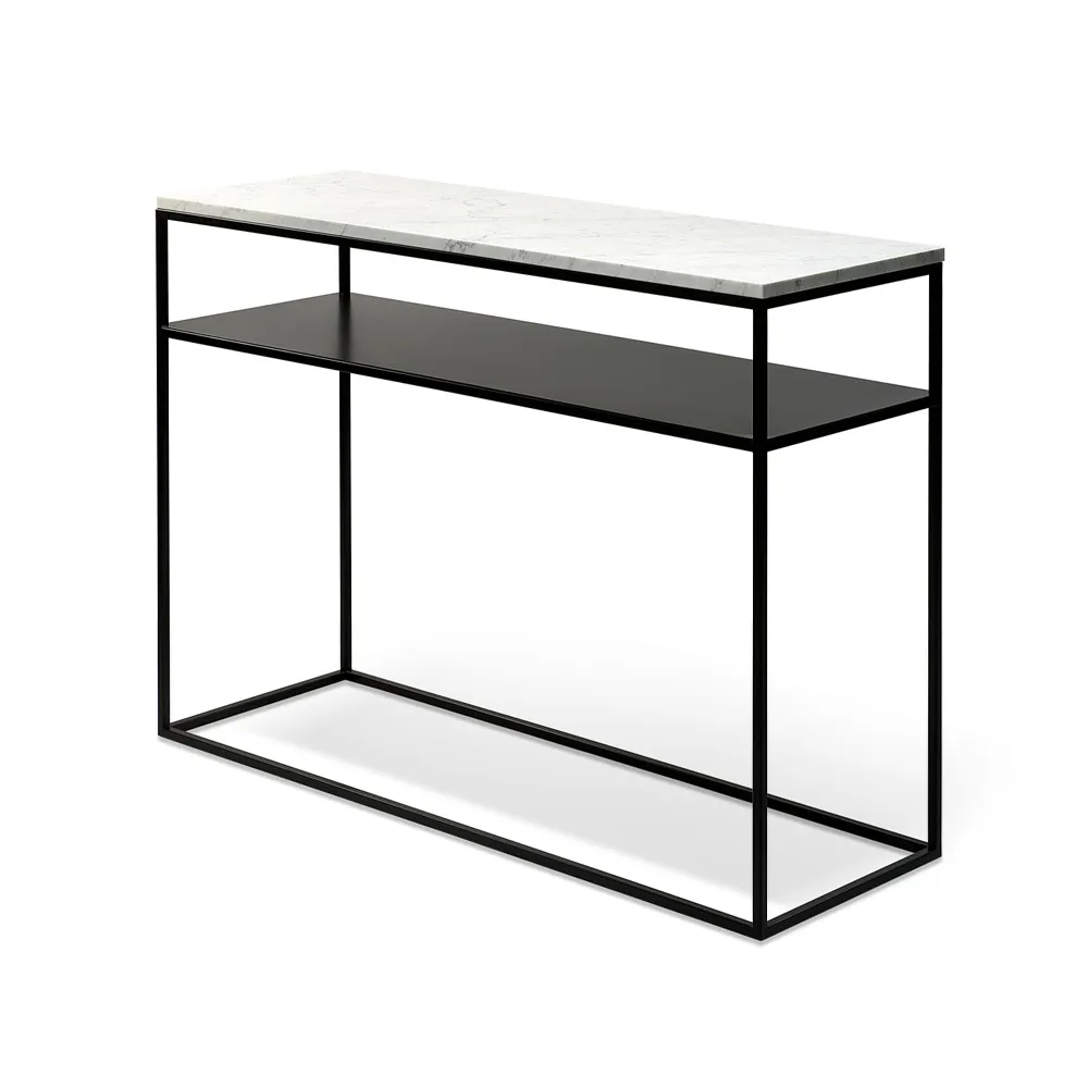 Stone konsolipöytä, White carrara marmori 120 cm Ethnicraft