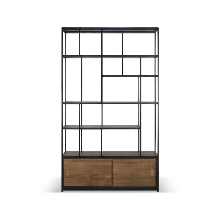 Studio Rack -hylly 205 x 120 cm - Tiikki 2 ovella - Ethnicraft