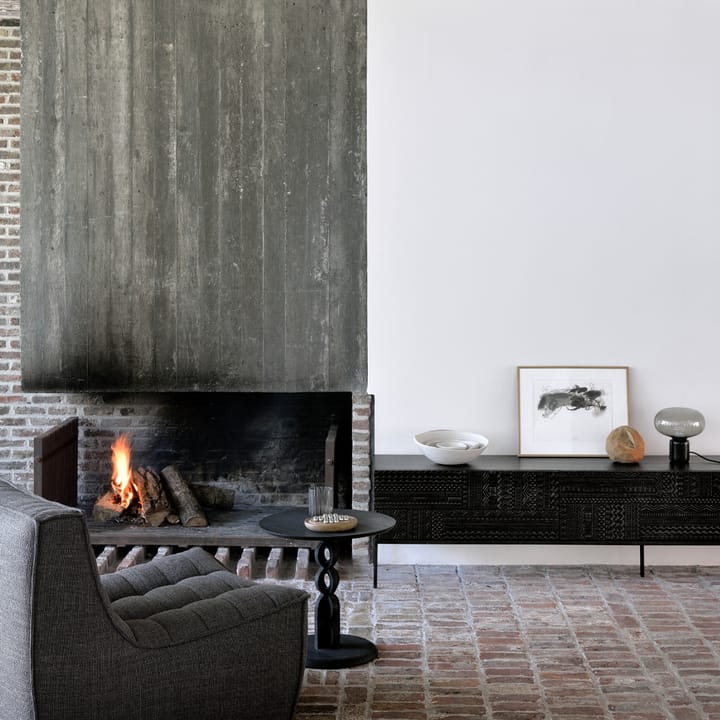 Tabwa mediataso, Musta tiikki 51 x 240 cm Ethnicraft