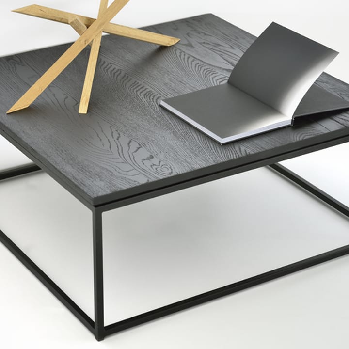Thin sohvapöytä 70 x 70 cm - Musta tammi-Metalli - Ethnicraft