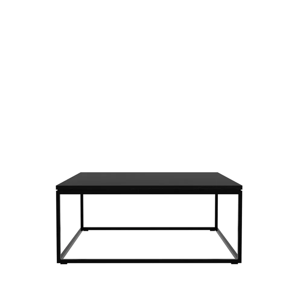 Thin sohvapöytä 70 x 70 cm, Musta tammi-Metalli Ethnicraft