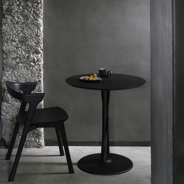 Torsion ruokapöytä pyöreä mustaksi petsattu tammi - Ø 127 cm - Ethnicraft