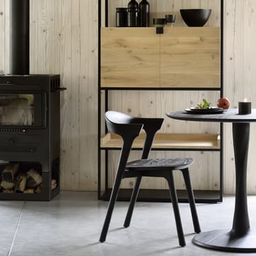 Torsion ruokapöytä pyöreä mustaksi petsattu tammi - Ø 127 cm - Ethnicraft