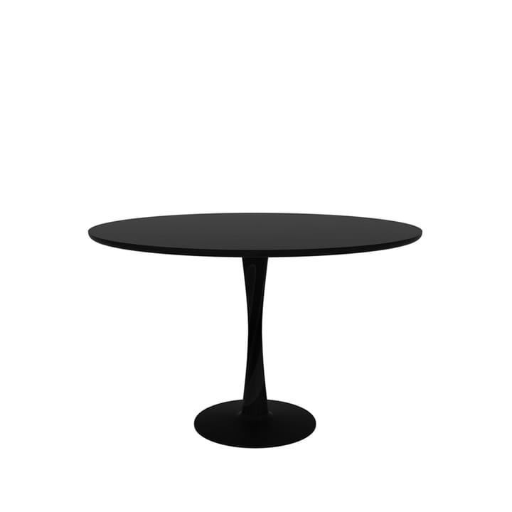 Torsion ruokapöytä pyöreä mustaksi petsattu tammi - Ø 127 cm - Ethnicraft