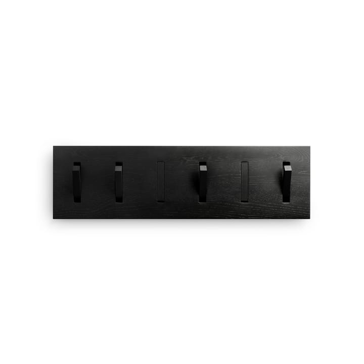 Utilitile wall hanger vaateripustin, Lakattu tammi-black-large Ethnicraft
