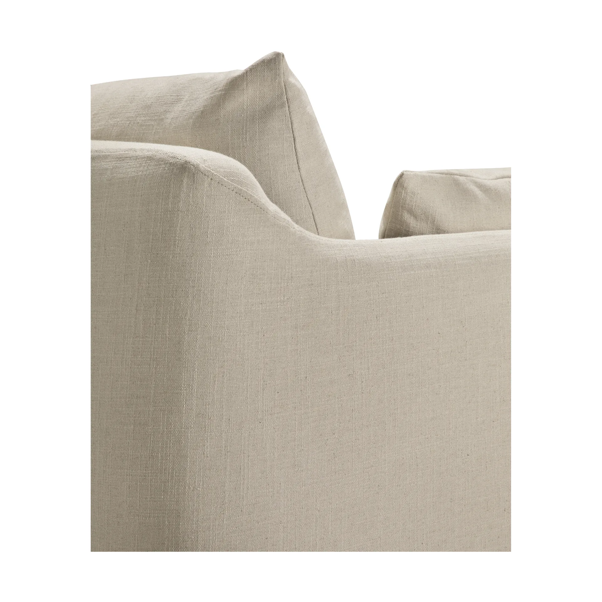 Weave sohva irrotettava päällinen, Bone, 3-istuttava Ethnicraft