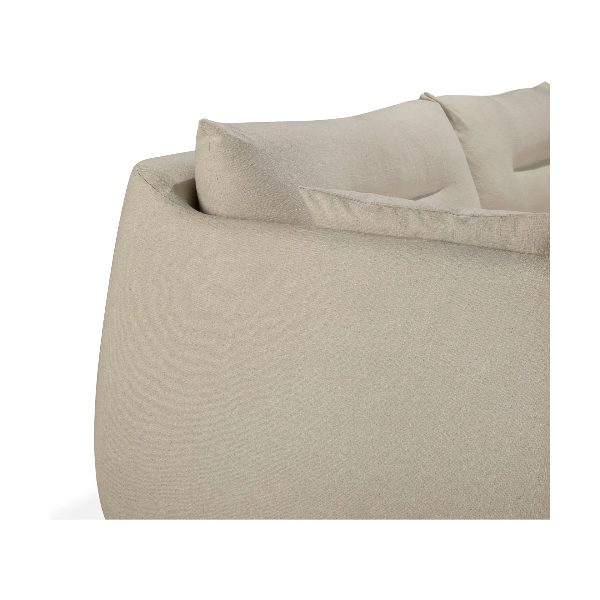 Weave sohva irrotettava päällinen, Bone, 3-istuttava Ethnicraft