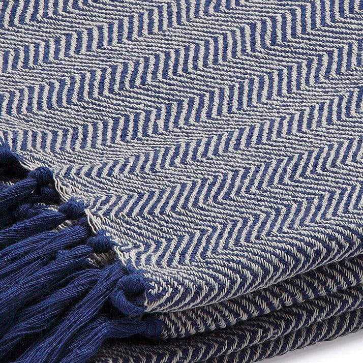 Fishbone huopa, sininen Etol Design