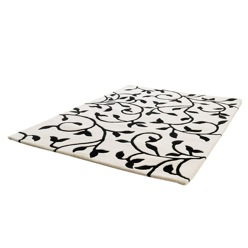 ETOL Design Grow matto valkoinen musta 140×200 cm
