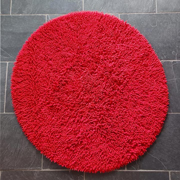 Rasta matto pyöreä Ø120 cm - Punainen - Etol Design