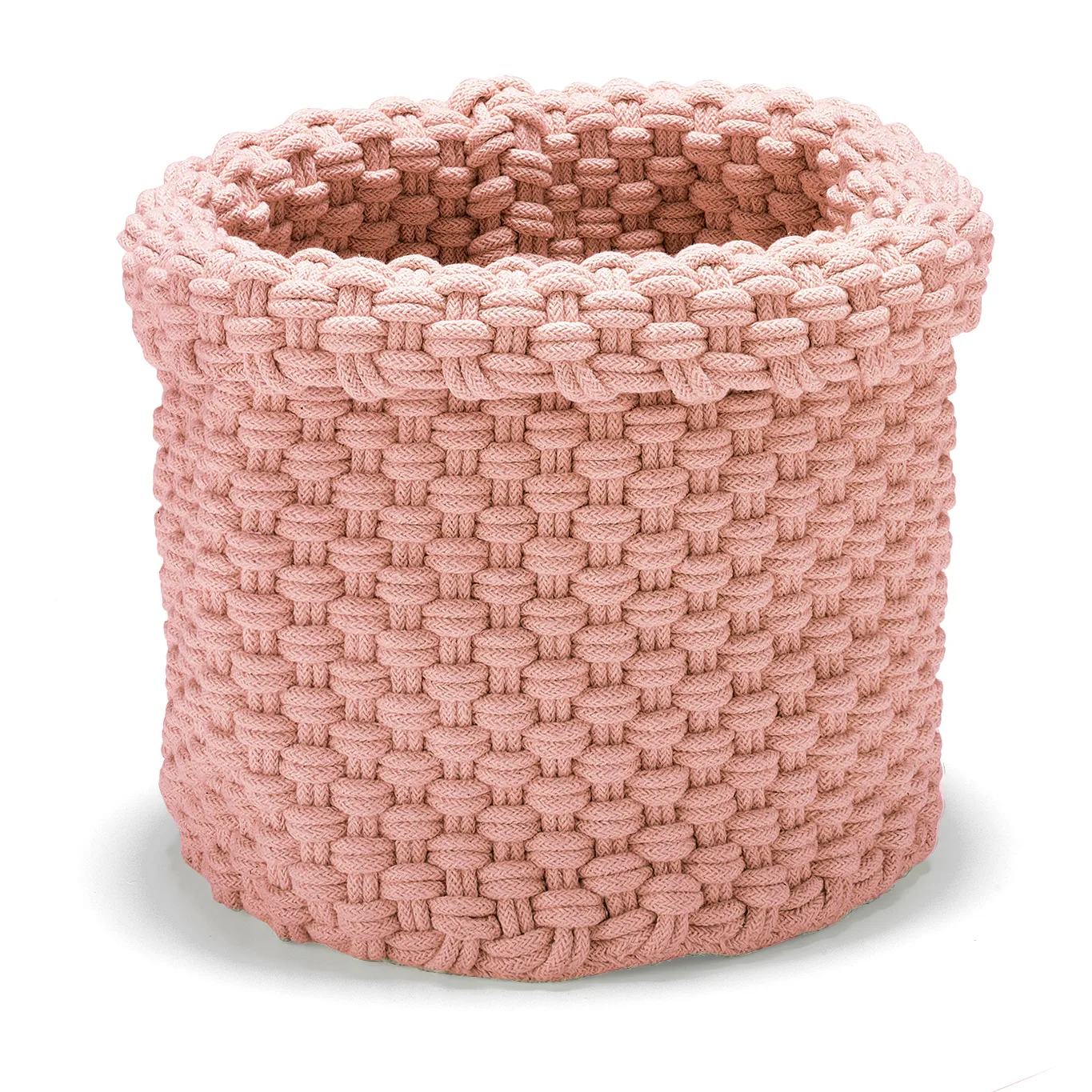 Rope säilytyskori, suuri, Dusty pink Etol Design