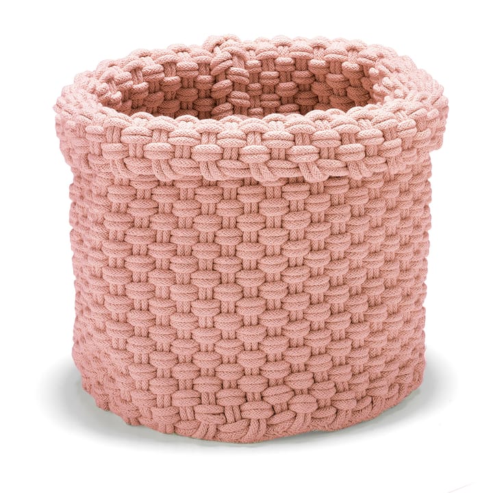Rope säilytyskori, suuri - Dusty pink - Etol Design