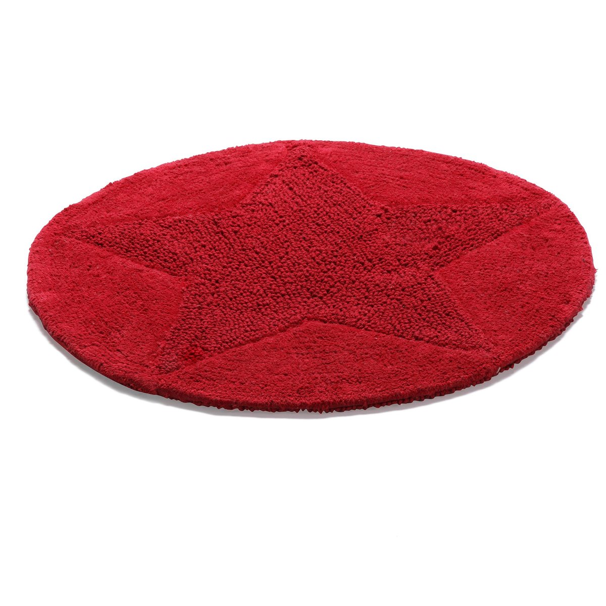 ETOL Design Star matto pyöreä punainen