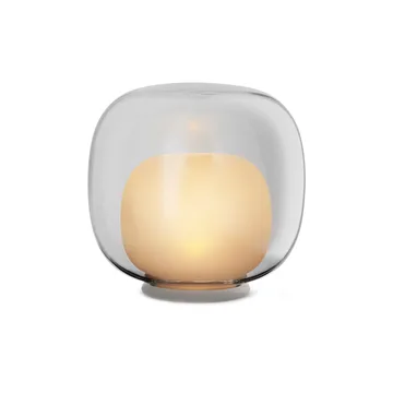 Eva Solo lyhty LED Ø12 cm - Savuvärjätty lasi - Eva Solo