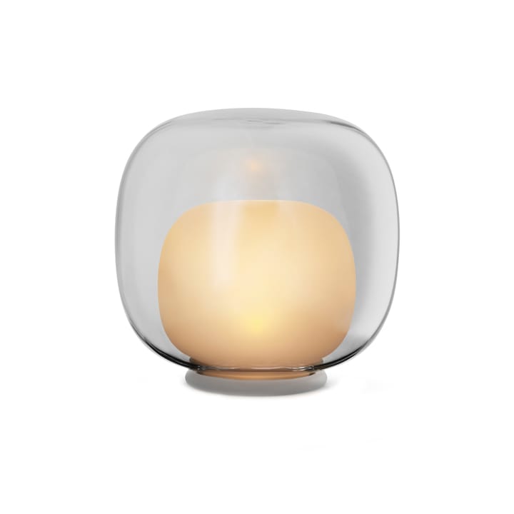 Eva Solo lyhty LED Ø12 cm - Savuvärjätty lasi - Eva Solo