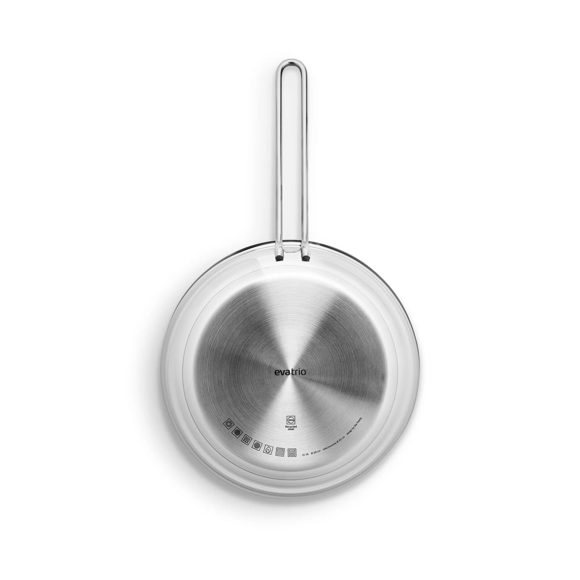Eva Solo Steel Base paistinpannu, Ruostumaton teräs, Ø28 cm Eva Solo