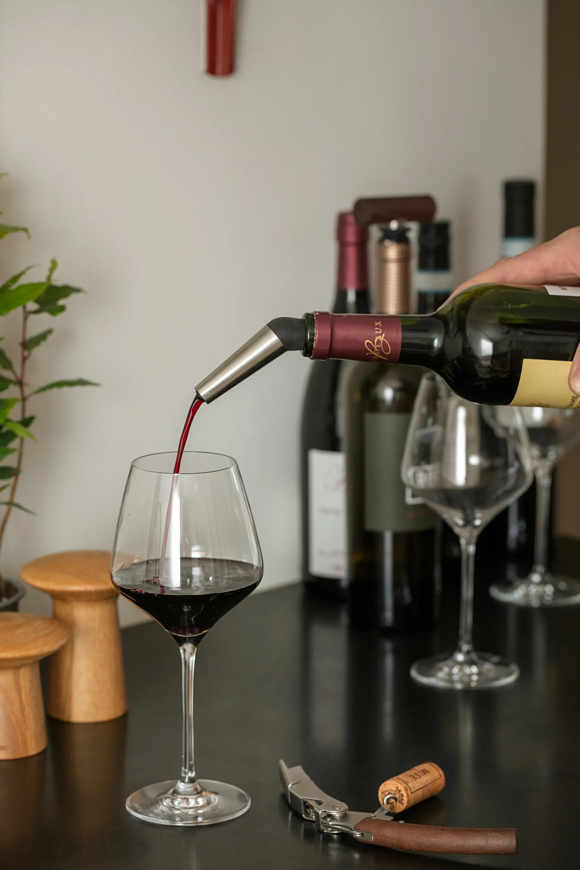 Eva Solo tuulisuojakorkki, Musta-silver Eva Solo