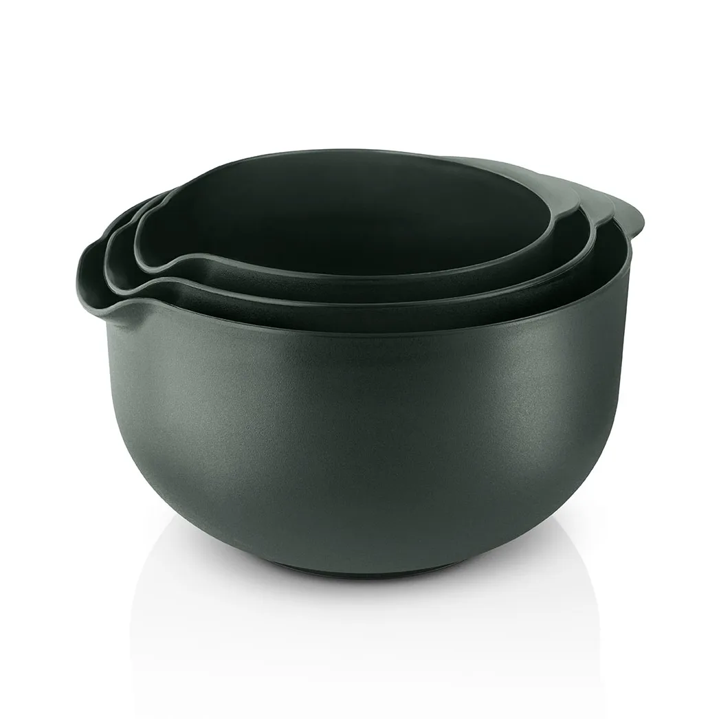 Eva Trio sekoituskulho, Emerald green, 3 osaa Eva Solo